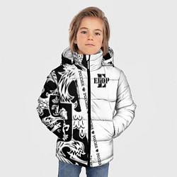 Куртка зимняя для мальчика Егор, цвет: 3D-черный — фото 2