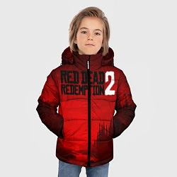 Куртка зимняя для мальчика Red Dead Redemption 2, цвет: 3D-красный — фото 2
