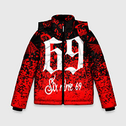 Куртка зимняя для мальчика 6ix9ine, цвет: 3D-красный