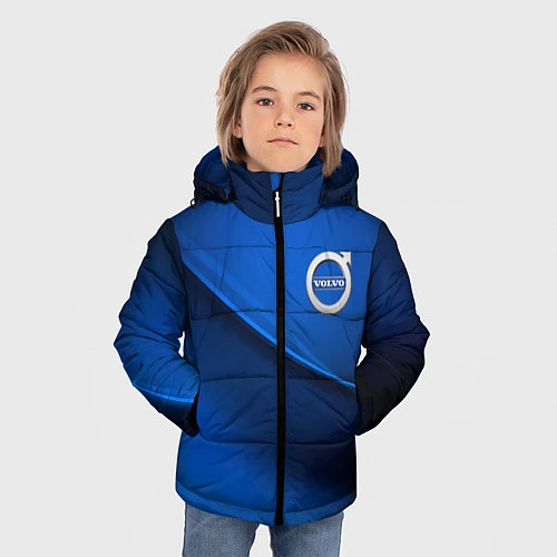 Зимняя куртка для мальчика VOLVO / 3D-Светло-серый – фото 3