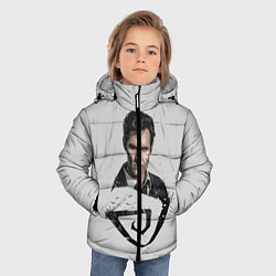 Куртка зимняя для мальчика Настоящий детектив, цвет: 3D-черный — фото 2