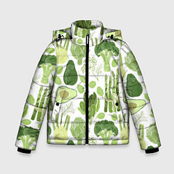 Зимняя куртка для мальчика Овощи