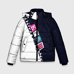 Куртка зимняя для мальчика Краш, цвет: 3D-светло-серый