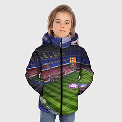 Куртка зимняя для мальчика FC BARCELONA, цвет: 3D-черный — фото 2