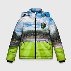 Куртка зимняя для мальчика FC INTER, цвет: 3D-светло-серый