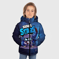 Куртка зимняя для мальчика 8 bit blue brawl stars 8 бит, цвет: 3D-красный — фото 2