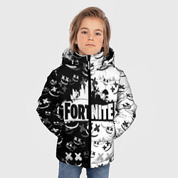 Куртка зимняя для мальчика FORTNITE MARSHMELLO, цвет: 3D-красный — фото 2