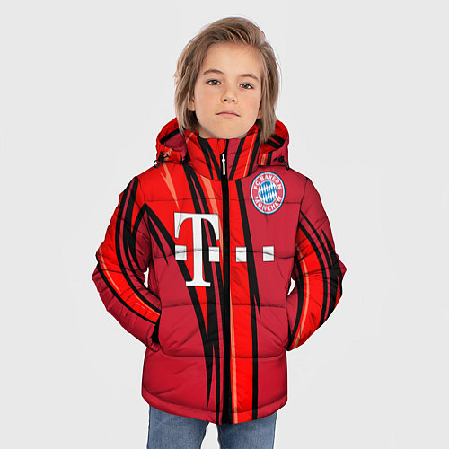 Зимняя куртка для мальчика ФК Бавария Мюнхен / 3D-Светло-серый – фото 3