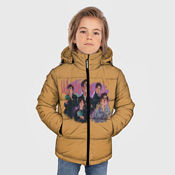Куртка зимняя для мальчика The umbrella academy, цвет: 3D-черный — фото 2