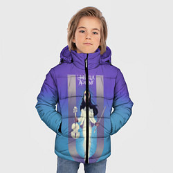 Куртка зимняя для мальчика The umbrella academy, цвет: 3D-черный — фото 2