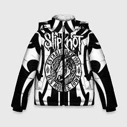 Куртка зимняя для мальчика Slipknot, цвет: 3D-черный