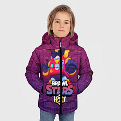 Куртка зимняя для мальчика Surge Brawl Stars, цвет: 3D-черный — фото 2