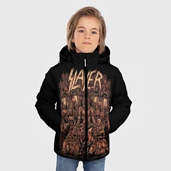 Куртка зимняя для мальчика Slayer, цвет: 3D-черный — фото 2