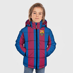 Куртка зимняя для мальчика FC Barcelona 2021, цвет: 3D-красный — фото 2