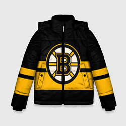 Куртка зимняя для мальчика BOSTON BRUINS NHL, цвет: 3D-черный