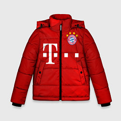 Куртка зимняя для мальчика FC Bayern Munchen, цвет: 3D-красный