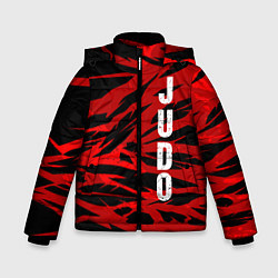 Куртка зимняя для мальчика Judo, цвет: 3D-черный