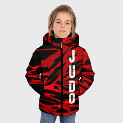 Куртка зимняя для мальчика Judo, цвет: 3D-черный — фото 2
