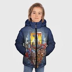 Куртка зимняя для мальчика 2610545, цвет: 3D-светло-серый — фото 2