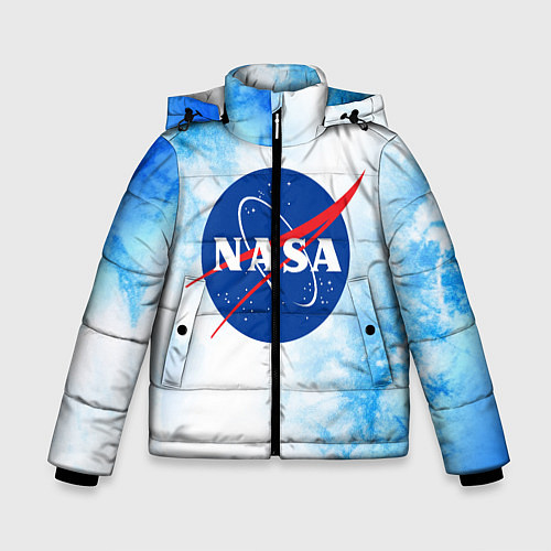 Зимняя куртка для мальчика NASA НАСА / 3D-Светло-серый – фото 1