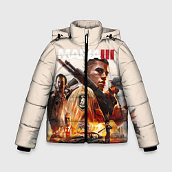 Куртка зимняя для мальчика Mafia 3, цвет: 3D-черный