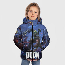 Куртка зимняя для мальчика Doom Eternal The Ancient Gods, цвет: 3D-черный — фото 2