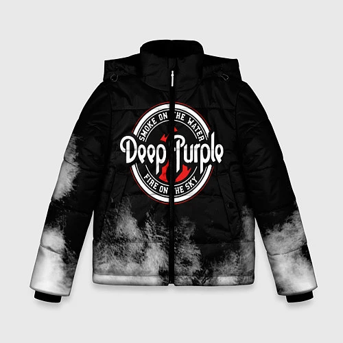 Зимняя куртка для мальчика Deep Purple / 3D-Светло-серый – фото 1