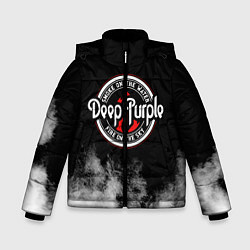 Куртка зимняя для мальчика Deep Purple, цвет: 3D-черный