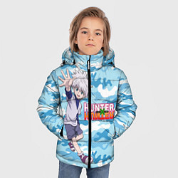 Куртка зимняя для мальчика Киллуа Hunter x Hunter, цвет: 3D-черный — фото 2