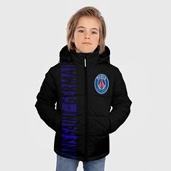 Куртка зимняя для мальчика PSG, цвет: 3D-черный — фото 2