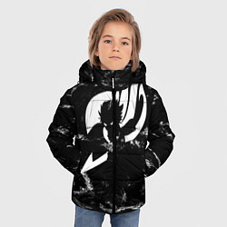 Куртка зимняя для мальчика ХВОСТ ФЕИ, цвет: 3D-черный — фото 2