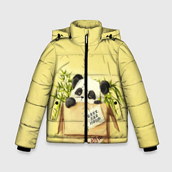 Куртка зимняя для мальчика Заказывали Панду? ?, цвет: 3D-красный