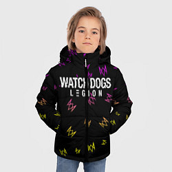 Куртка зимняя для мальчика WATCH DOGS LEGION ВОТЧ ДОГС, цвет: 3D-черный — фото 2