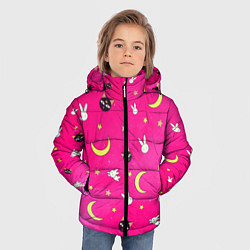 Куртка зимняя для мальчика СЭЙЛОР МУН, цвет: 3D-черный — фото 2