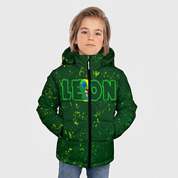 Куртка зимняя для мальчика BRAWL STARS LEON ЛЕОН, цвет: 3D-красный — фото 2