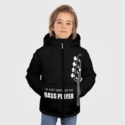 Куртка зимняя для мальчика BASS PLAYER GUITAR, цвет: 3D-черный — фото 2