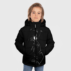 Куртка зимняя для мальчика Кирито, цвет: 3D-светло-серый — фото 2