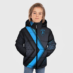 Куртка зимняя для мальчика Lamborghini, цвет: 3D-черный — фото 2