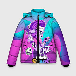 Куртка зимняя для мальчика Emz Brawl stars ЭМЗ, цвет: 3D-черный