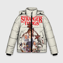 Куртка зимняя для мальчика Stranger Things, цвет: 3D-черный