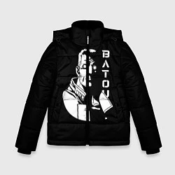 Куртка зимняя для мальчика Бато, цвет: 3D-черный