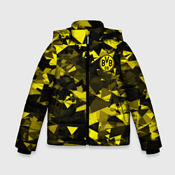 Куртка зимняя для мальчика Borussia Боруссия, цвет: 3D-черный
