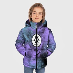 Куртка зимняя для мальчика MONSTA X, цвет: 3D-светло-серый — фото 2