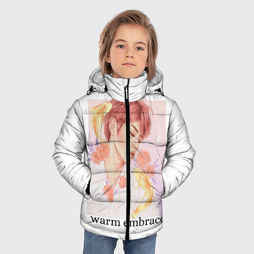 Зимняя куртка для мальчика Nct taeyong / 3D-Светло-серый – фото 3