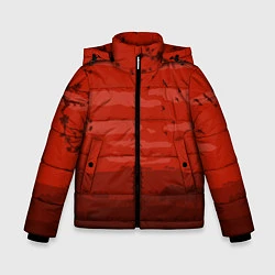 Куртка зимняя для мальчика Сакура, цвет: 3D-черный