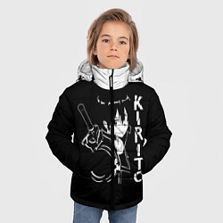 Куртка зимняя для мальчика Kirito, цвет: 3D-черный — фото 2
