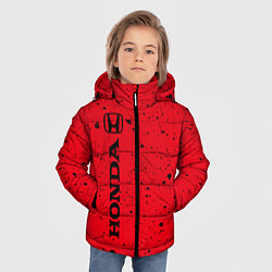 Куртка зимняя для мальчика HONDA ХОНДА, цвет: 3D-черный — фото 2