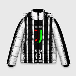 Куртка зимняя для мальчика Ювентус, цвет: 3D-светло-серый