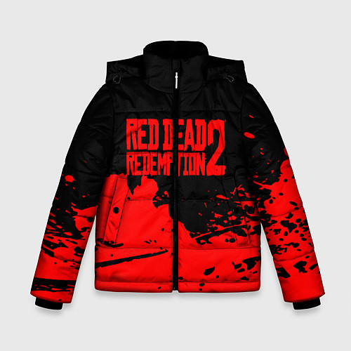 Зимняя куртка для мальчика RED DEAD REDEMPTION 2 / 3D-Светло-серый – фото 1