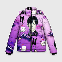Куртка зимняя для мальчика I purple you, цвет: 3D-черный